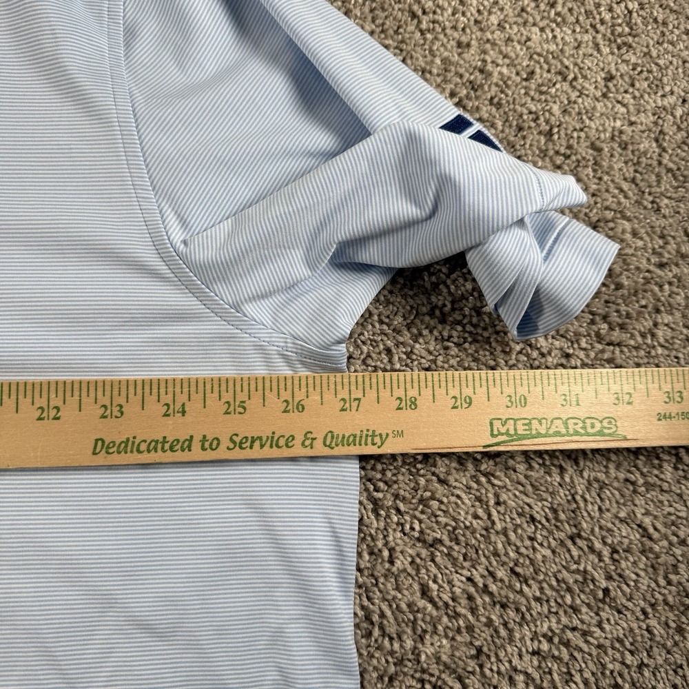 Peter Millar Polo Shirt Men XXL Blue Performance Summer Comfort NV5 Invitational - Picture 5 of 15
